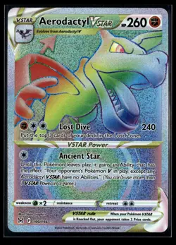Aerodactyl VSTAR 199/196 Rainbow Rare Lost Origin Pokemon NM/M - Image 1