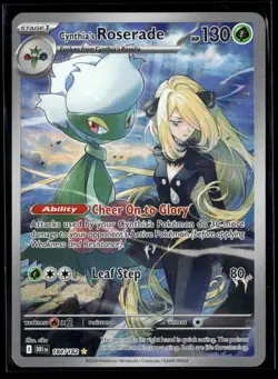 Cynthia's Roserade 184/182 Illustration Rare Destined Rivals Pokemon NM/M - Image 1