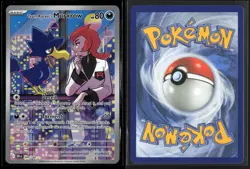 Team Rocket's Murkrow 200/182 Illustration Rare Destined Rivals Pokemon NM/M - Image 3