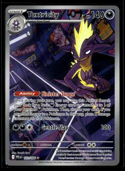 Toxtricity 103/094 Illustration Rare Phantasmal Flames Pokemon NM/M - Image 1