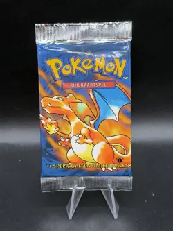 1999 Pokemon 1st Edition Base Set Booster Pack DUTCH Charizard Art - Image 1