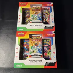 Pokemon First Partner Illustration Box Series 1 New Sealed Lot (2 Boxes) - Image 1