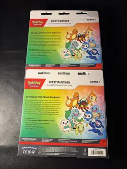 Pokemon First Partner Illustration Box Series 1 New Sealed Lot (2 Boxes) - Image 2