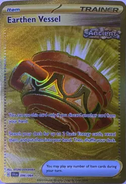 Earthen Vessel 096/064 Hyper Rare Shrouded Fable Pokemon - Image 1