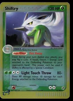 Pokemon Card - Shiftry Sandstorm 12/100 Holo Reverse Holo Rare - Image 1