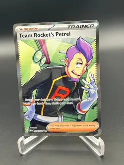 Pokemon TCG - Team Rocket's Petrel - Full Art - Destined Rivals - 226/182 NM - Image 1