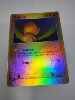 MINT Trapinch Reverse HOLO 82/100 EX Sandstorm E Series MINT Pokemon Card Reader - Image 1