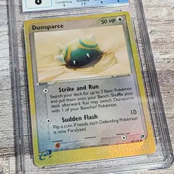 EX Sandstorm Dunsparce (2003) Reverse Holo 60/100 CGC 8 Pokemon Graded - Image 2