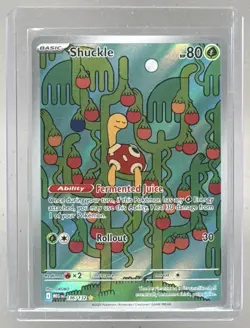 Shuckle 2025 Pokemon Mega Evolution #136 Illustration Rare - Image 1