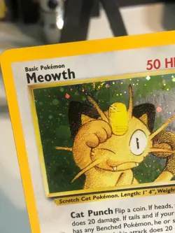 WOTC Pokemon TCG Promo - Holo Rare - Meowth #10 - w/ SWIRL - NM x1 - Image 5