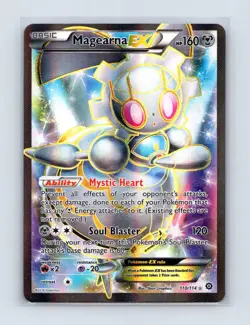 Magearna EX 110/114 Ultra Rare Steam Siege Pokemon Holo Near Mint - Image 1