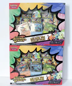 NEW!Pokemon Ascended Heroes First Partners Deluxe Pin Collection Box - Lot of 2 - Image 1