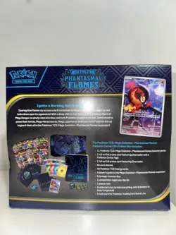 Pokemon Center Mega Evolution Phantasmal Flames Elite Trainer Box ETB small tear - Image 3