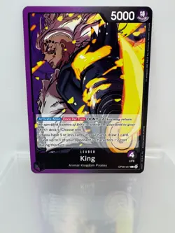 One Piece CCG: Two Legends - King (Regular Leader OP08-057) - Image 1