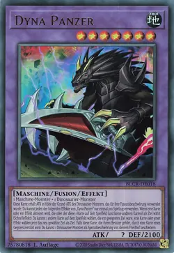 YuGiOh Dyna Panzer BLCR-DE018 Ultra Rare NM 1st - Image 1
