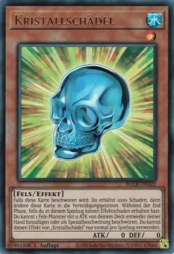 YuGiOh Kristallschadel BLCR-DE022 Ultra Rare NM 1st - Image 1