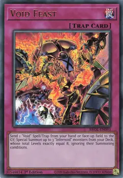 YuGiOh Void Feast BROL-EN093 Ultra Rare Englisch NM 1st - Image 1
