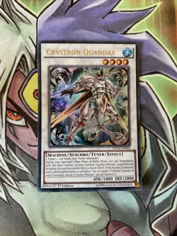 INOV-EN044 Crystron Quandax Ultra Rare 1st Edition NM YuGiOh Card - Image 1