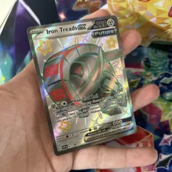 Iron Treads ex SVP 073 Shiny Black Star Promo Pokemon TCG Card Paldean Fates ENG - Image 3