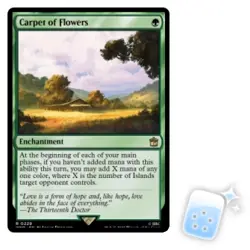 CARPET OF FLOWERS Universes Beyond: Doctor Who Magic MTG MINT CARD - Image 1