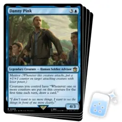 DANNY PINK X4 Universes Beyond: Doctor Who Magic MTG MINT CARD - Image 1