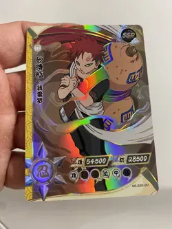 Naruto Kayou SSR TCG CCG Foil Card Gaara NR-SSR-051 - Image 1