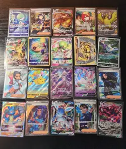 20 Card Pokemon Lot Pikachu, Mewtwo, Vaporeon, Lucario, Gardevoir - Image 1