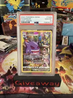 Pokemon TCG Gengar TG06/TG30 Lost Origin Trainer Gallery Card Psa 10 - Image 1