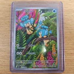 Pokemon TCG Panpour Black Bolt Illustration Rare Card 101/086 Near Mint - Image 1