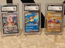 Pokemon Obsidian Flames Master Set with Binder Scarlet and Violet Graded Cards - Image 2