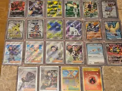 Pokemon Obsidian Flames Master Set with Binder Scarlet and Violet Graded Cards - Image 4