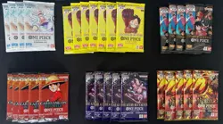 One Piece TCG - 30x Sealed Booster Card Pack OP05 OP07 OP09 OP13 OP14 PRB02 - Image 1