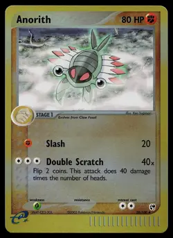 Pokemon Card - Anorith Sandstorm 28/100 Reverse Holo Uncommon - Image 1