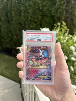 M Gardevoir EX 79/114 PSA 10 Steam Siege Pokemon Card Game - Image 1