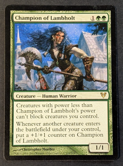 MTG Card - 1x Champion of Lambholt - Avacyn Restored - NM/LP Magic The Gathering - Image 1