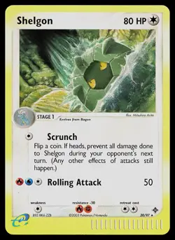 Pokemon Card - Shelgon Dragon 20/97 Reverse Holo Rare - Image 1
