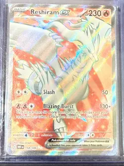 Reshiram ex Pokemon 158 WHT Ultra Rare Near Mint Card - Image 3