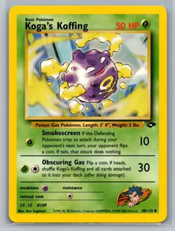 Koga's Koffing (48) Gym Challenge #048/132 Uncommon Pokemon Card - Image 1