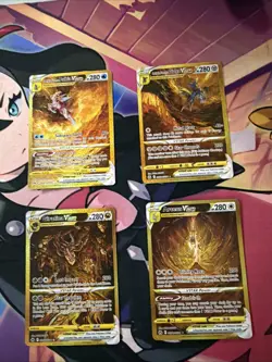 All 4 Crown Zenith GG Cards Giratina, Palkia, Dialga, And Arceus Pokemon TCG NM - Image 1