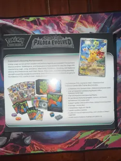 Paldea Evolved Pokemon Center Elite Trainer Box - Sealed - ETB - Pokemon TCG 820650853678 - Image 3