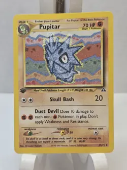 Pokemon 2001 Neo Discovery 1st Edition PUPITAR 45/75 NM - never played - Image 1