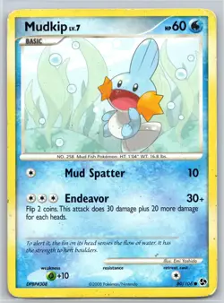 Mudkip 80/106 C Great Encounters HP Pokemon - Image 1