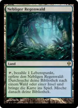 Nebliger Regenwald / Misty Rainforest - ZENDIKAR - deutsch (near-mint) Fetch - Image 1
