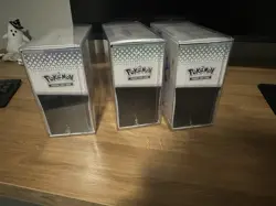 Pokemon TCG Prismatic Evolutions Elite Trainer Box Lot of 3 Sealed - Image 2