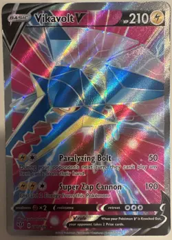 Vikavolt V 180/189 Darkness Ablaze Full Art Holo Pokemon TCG NEAR MINT - Image 1