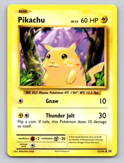 Pikachu - 35/108 Common Evolutions Pokemon NM - Image 1