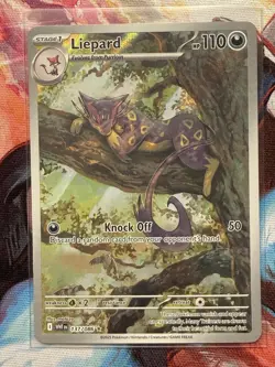 Liepard 137/086 Illustration White Flare Holo, Near Mint Condition Pokemon Tcg - Image 1