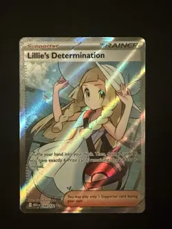 Lillie's Determination 169/132 Pokemon TCG Me01: Mega Evolution Ultra Rare Holo - Image 1