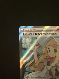 Lillie's Determination 169/132 Pokemon TCG Me01: Mega Evolution Ultra Rare Holo - Image 2