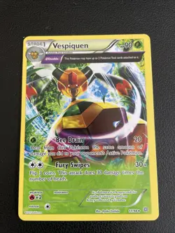 Pokemon! Vespiquen Non-Holo Rare 11/98 Ancient Origins 2015 LP - Image 1